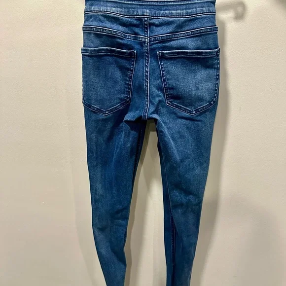 Express Perfect Denim Ankle Legging High Rise 00 - Picture 4 of 9